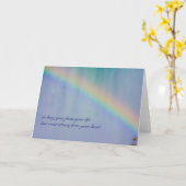 Carte Une Sympathie Si Longue (Fleur jaune)