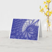 Carte Une toile de dentelle (Fleur jaune)