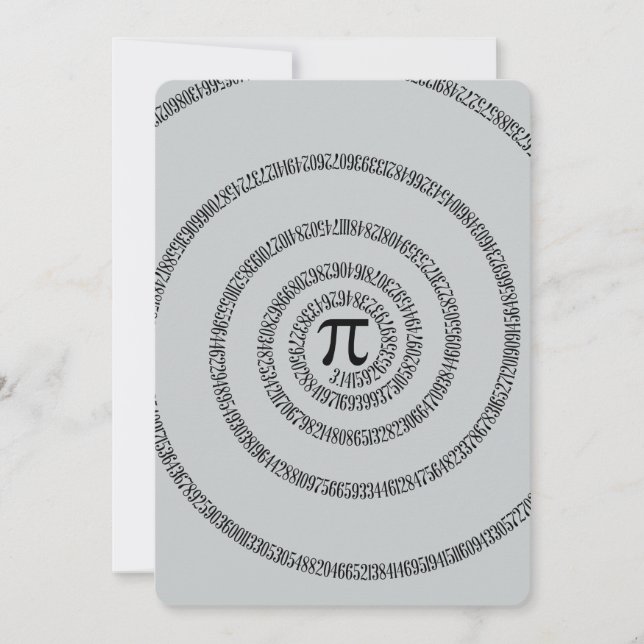 Carte Une torsion de Personnaliser de clic Pi pour chang (Devant)