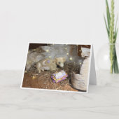 Carte Une vache de Noël (Devant)