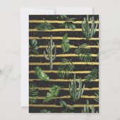 Carte Une verdure estivale glamour | Réception de mariag (Dos)