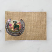 CARTE UNE VUE À TRAVERS LES ÉTRIERS (Intérieur)