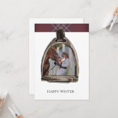 Carte une vue à travers l'étrier (Devant/Arrière en situation)