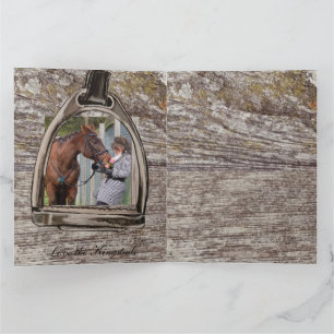 Carte une vue à travers un étrier 