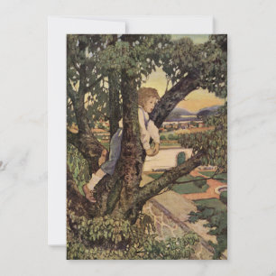 Carte Une vue des arbres par Jessie Willcox Smith