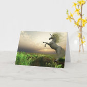 CARTE UNICORN DAY (Fleur jaune)