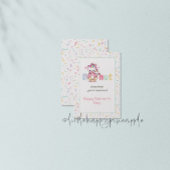 Carte Unicorn Donut Valentine's Day