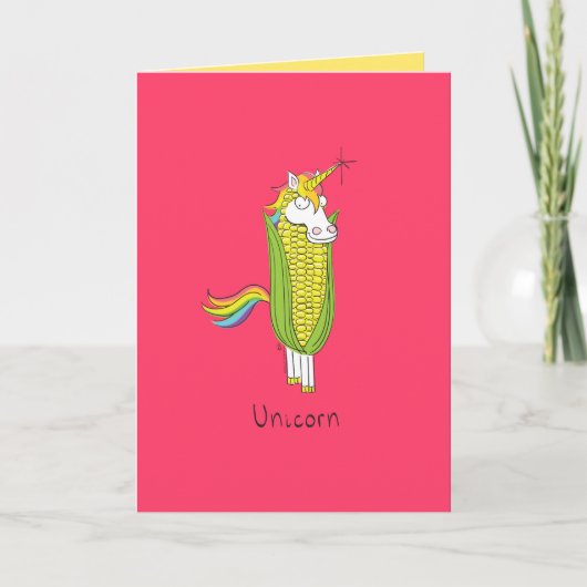 Carte Unicorn Funny Kids (Devant)