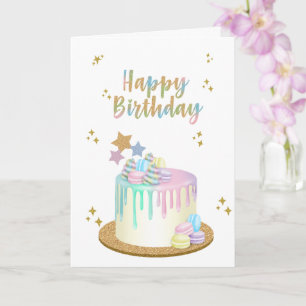 Carte Unicorn Joyeux anniversaire