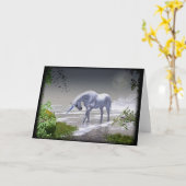 Carte Unicorn Moon (Fleur jaune)