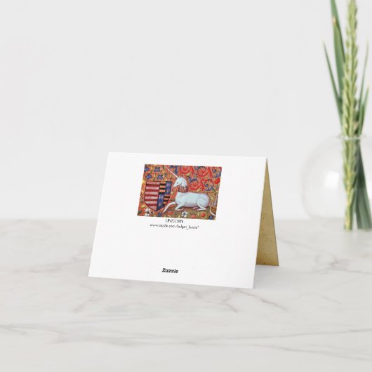 Carte UNICORN Ruby, Joyeux anniversaire (Dos)