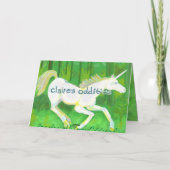 Carte Unicorn Valentine's Day Card (Dos)