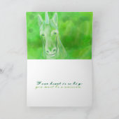Carte Unicorn Valentine's Day Card (Intérieur)