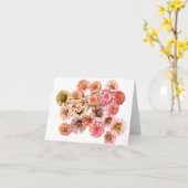 Carte Unicorn Zinnias (Fleur jaune)