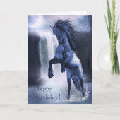 Carte Unicorne bleue 1 (Devant)