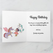 Carte Unicorne magique (Intérieur)