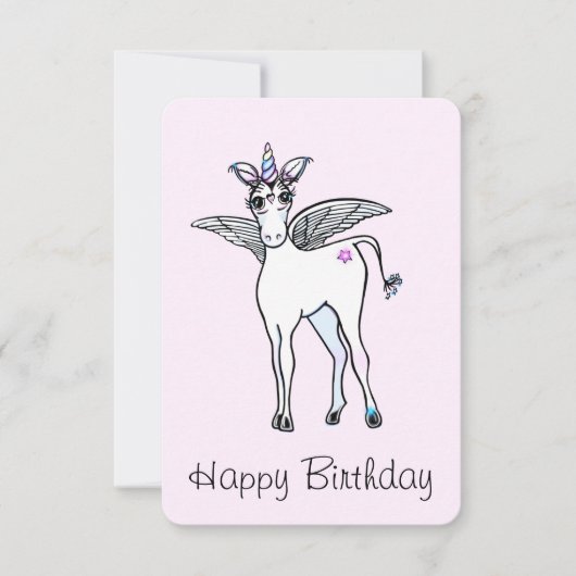 Carte Unicorne magique (Devant)