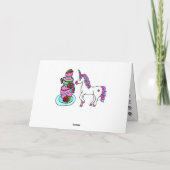 Carte Unicorne personnalisée et princesse Anniversaire (Dos)