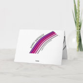 Carte Unicorne personnalisée, Fleurs, Anniversaire des p (Dos)