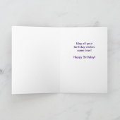 Carte Unicorne violette (Intérieur)