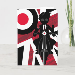 Carte Union Jack Mod sur Scooter Retro