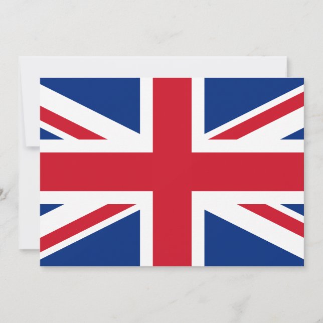 Carte Union Jack Royaume-Uni (Devant)