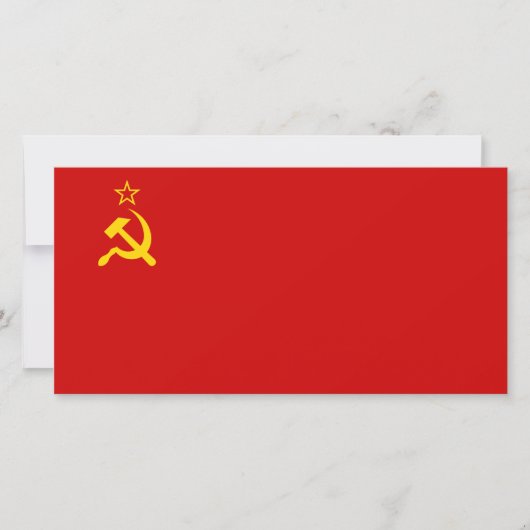 Carte Union soviétique (URSS) (marteau communiste et fau (Devant)