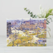 Carte Union Square au printemps par Frederick Childe Has (Debout devant)
