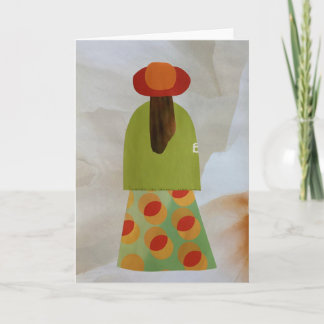 Carte Unique Collage Terre Mama Maggie Blank