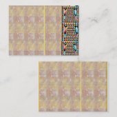 Carte UNIQUE d'affaires PEU COMMUNES (Devant / Derrière)