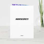 Carte unique d'anniversaire de soeur étincelante (Dos)