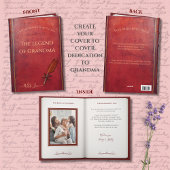 Carte unique de la fête des mères avec grand-mère 