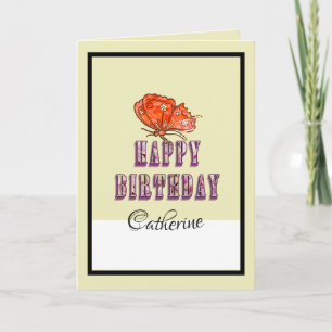 Carte Unique Funny Happy Birthday Card Avec Nom Personna