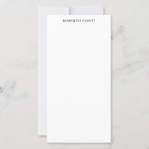 Carte Unique minimaliste moderne