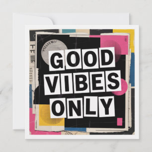 Carte Uniquement De Belles Vibes