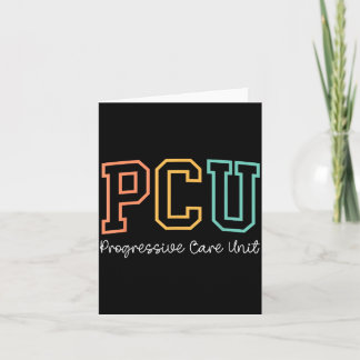 Carte Unité de soins progressifs PCU rétro RN infirmière