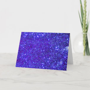 Carte Univers Nuit Étincelle Bleu Foncé Étoiles