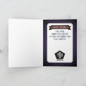 Carte universelle d'anniversaire pour employé en c (Intérieur)