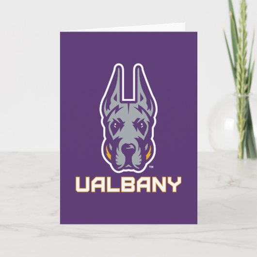 Carte Université d'Albany Great Danes (Devant)