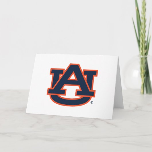 Carte Université d'Auburn | Auburn UA Logo (Devant)