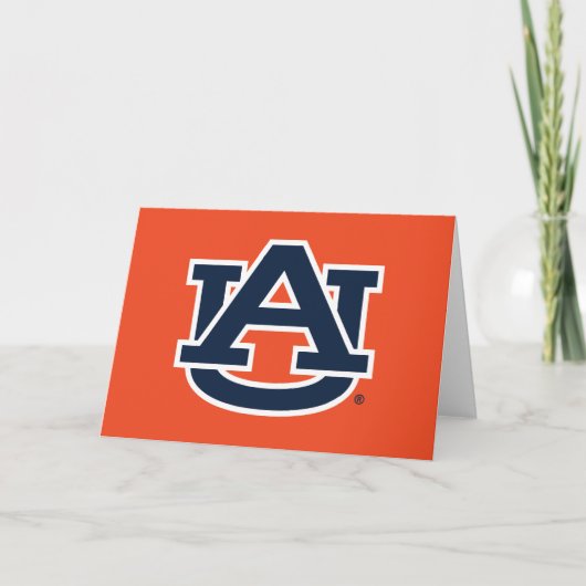 Carte Université d'Auburn | Auburn UA Logo (Devant)