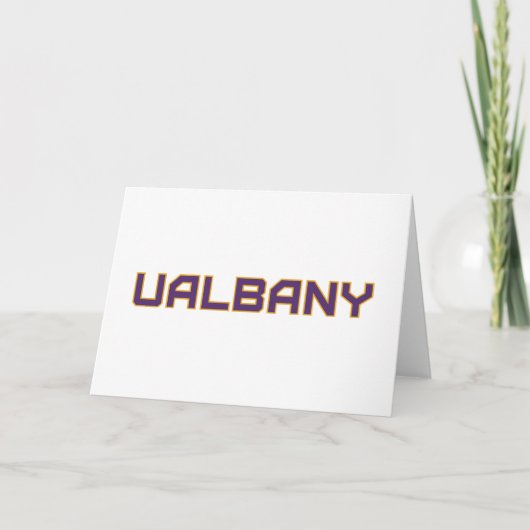 Carte Université de Albany Wordmark (Devant)