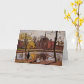 Carte Université de Camille Pissarro- Dulwich, Londres (Fleur jaune)