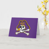 Carte Université de Caroline de l'Est | Pirates écus (Fleur jaune)