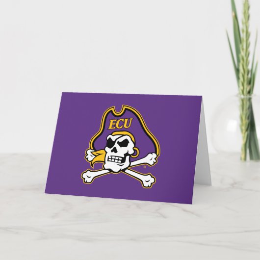 Carte Université de Caroline de l'Est | Pirates écus (Devant)