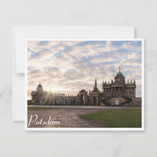 Carte Université de Potsdam au coucher du soleil en Alle
