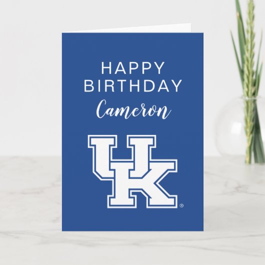 Carte Université du Kentucky | Anniversaire (Devant)