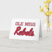 Carte Université du Mississippi | Ole Miss Rebels (Fleur jaune)