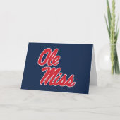 Carte Université du Mississippi | Ole Miss Script (Devant)