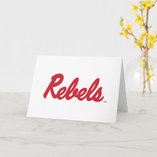 Carte Université du Mississippi | Script Rebels (Fleur jaune)